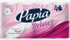 Туалетная бумага Papia Делюкс Белая  4 слоя 8шт