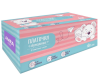 AMRA детские платочки бумажные двухслойные белые в коробке 