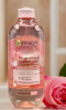 GARNIER   Мицелл Розовая вода Очищ+Сиян