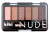 Тени KIKI 6-ти цветные NUDE 902 розовый, Золо, Латте, Медный, Мол-шок, Тем-шок