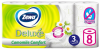 Туалетная бумага Zewa Deluxe 3 слоя Ромашка, 8шт