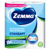Бумажные полотенца Zemma Стандарт, 2 рулона