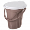 ВЕДРО-ТУАЛЕТ "ЛОТОС" 19Л (Темно-бежевый)