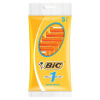 ОДНОРАЗОВЫЕ станки   BIC 1    SENSETIVE (оранж)    5шт   *20*40