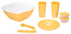 Комплект для пикника, 19 предметов на 4 персоны (Желтый)
