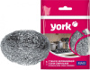 Губка для посуды из нержавеющей стали спиральная York MAXI 1 шт