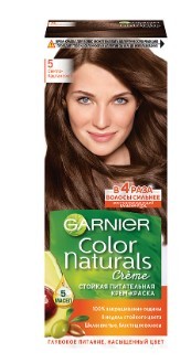 Краска для волос Garnier Color Naturals оттенок 5 Светлый Каштан